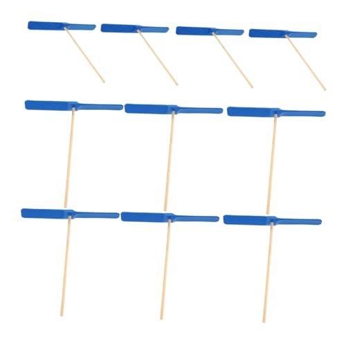 HOOTNEE 10 Stück Teiliges Set Bambus Drachenflieger Hand Rotationsspielzeug für Leichtes Outdoor Flugspielzeug zur Motorischer Fähigkeiten und Aktiver Freizeitgestaltung im Garten HOOTNEE 10 Stück Teiliges Set Bambus Drachenflieger Hand Rotationsspielzeug für Leichtes Outdoor Flugspielzeug zur Motorischer Fähigkeiten und Aktiver Freizeitgestaltung im Garten von HOOTNEE