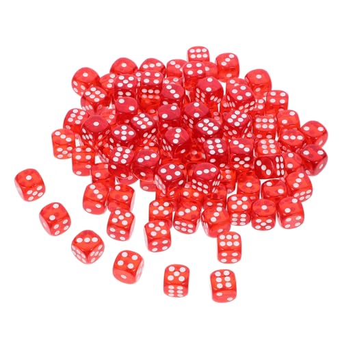 HOOTNEE 100 Stück Bunte Kristallfarben Spielwürfel Spielzeugwürfel Brettspielwürfel Partywürfel Spiel Requisitenwürfel Mit Durchsichtigen Würfeln Bunte Würfel Rotes Acryl HOOTNEE 100 Stück Bunte Kristallfarben Spielwürfel Spielzeugwürfel Brettspielwürfel Partywürfel Spiel Requisitenwürfel Mit Durchsichtigen Würfeln Bunte Würfel Rotes Acryl von HOOTNEE