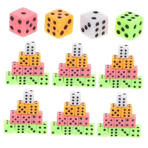 HOOTNEE 100 Stück Mini Seitige Würfel Set Bunte Kleine Kunststoffwürfel für Brettspiele Mathe Lernen Bastelprojekte Tragbare Spielfiguren für Spielespaß und Familienfeiern HOOTNEE 100 Stück Mini Seitige Würfel Set Bunte Kleine Kunststoffwürfel für Brettspiele Mathe Lernen Bastelprojekte Tragbare Spielfiguren für Spielespaß und Familienfeiern von HOOTNEE
