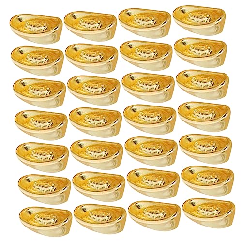 HOOTNEE 100 Stück Ornament Mini Puppenhaus Zubehör Gartenornamente Winzige Schmuckstücke Kleines Puppenhaus Gold Kleine Ornamente Barren Desktop Ornamente HOOTNEE 100 Stück Ornament Mini Puppenhaus Zubehör Gartenornamente Winzige Schmuckstücke Kleines Puppenhaus Gold Kleine Ornamente Barren Desktop Ornamente von HOOTNEE