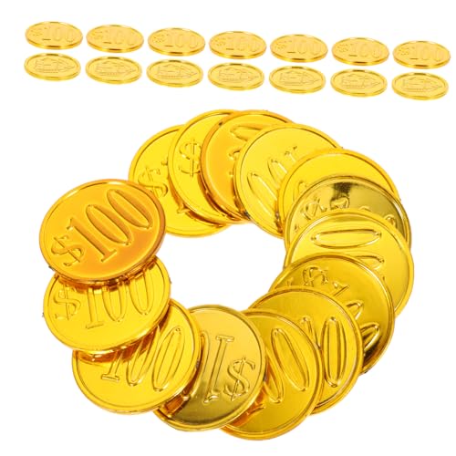 HOOTNEE 100St 100 Piratenmünzen quadratische Kindermünzen Figuren für kinderspielzeug kleine Münzrequisiten Requisiten für gefälschte Plastik Golden HOOTNEE 100St 100 Piratenmünzen quadratische Kindermünzen Figuren für kinderspielzeug kleine Münzrequisiten Requisiten für gefälschte Plastik Golden von HOOTNEE