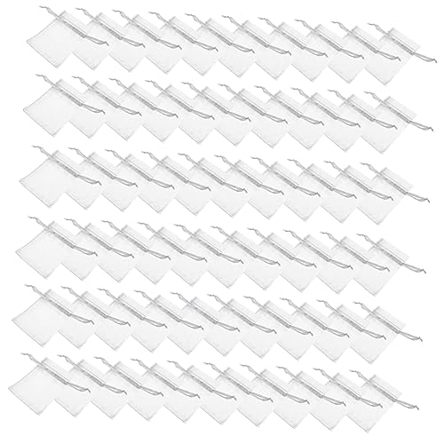 HOOTNEE 100 Stücke Kordelzug Organza Taschen Mesh Tasche Set Multi-verwenden Favor Taschen Ohrring Schmuck Lagerung von HOOTNEE