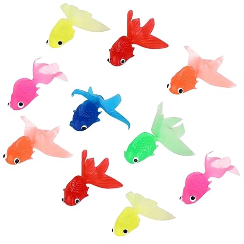 HOOTNEE 10Stücke Künstliche Goldfische für Aquarien Realistische Schwimmdekoration aus Umweltfreundlichem TPR Simulierte Tropische Fische für Kreative Aquariengestaltung Perfektes HOOTNEE 10Stücke Künstliche Goldfische für Aquarien Realistische Schwimmdekoration aus Umweltfreundlichem TPR Simulierte Tropische Fische für Kreative Aquariengestaltung Perfektes von HOOTNEE