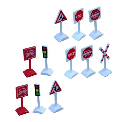 HOOTNEE 11 Stück Teiliges Verkehrsschild für Lernspielzeug mit Simulation von Straßenschildern und Straßensperren für Kreative Spielstraßen und Pädagogische Aktivitäten HOOTNEE 11 Stück Teiliges Verkehrsschild für Lernspielzeug mit Simulation von Straßenschildern und Straßensperren für Kreative Spielstraßen und Pädagogische Aktivitäten von HOOTNEE
