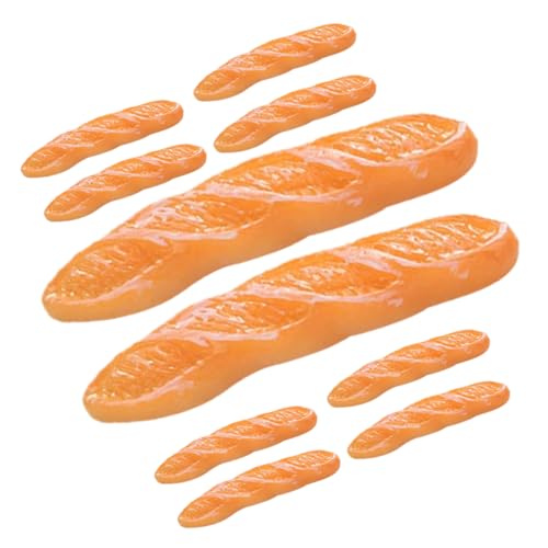 HOOTNEE 12 Stück Baguette Imitat, Puppenessen, Mini Ornament, Puppenhaus Brot, Miniatur Puppenfrühstück, Mini Ornament, Mini Brot, Realistisch Zur Ausstellung, Mini Brot Modell, HOOTNEE 12 Stück Baguette Imitat, Puppenessen, Mini Ornament, Puppenhaus Brot, Miniatur Puppenfrühstück, Mini Ornament, Mini Brot, Realistisch Zur Ausstellung, Mini Brot Modell, von HOOTNEE