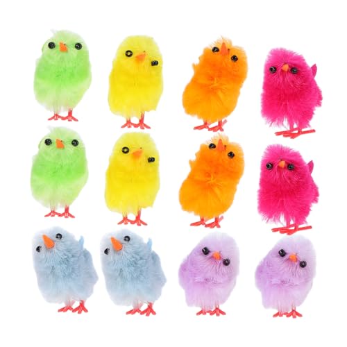 HOOTNEE 12 Stück Hühnermodell Simuliertes Flauschiges Huhn Mini Osterküken Dekorative Küken Requisite Kükenfigur Realistisches Huhn Osterküken Plüsch Kleines Kükenspielzeug HOOTNEE 12 Stück Hühnermodell Simuliertes Flauschiges Huhn Mini Osterküken Dekorative Küken Requisite Kükenfigur Realistisches Huhn Osterküken Plüsch Kleines Kükenspielzeug von HOOTNEE