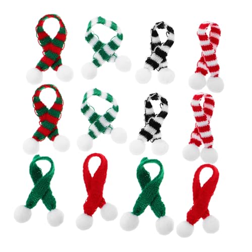 HOOTNEE 12 Stück Mini Decorative Schal Haustierschal selber Machen Minischal zum Basteln gestrickte Ornamente Weihnachtsdekoration für zu Hause Weihnachtspuppenschals Mini-Schal Stoff HOOTNEE 12 Stück Mini Decorative Schal Haustierschal selber Machen Minischal zum Basteln gestrickte Ornamente Weihnachtsdekoration für zu Hause Weihnachtspuppenschals Mini-Schal Stoff von HOOTNEE