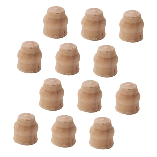 HOOTNEE 12 Stück Möbel Zubehör Teiliges Mini House Dekorationsset für Puppenhäuser Mini Holz Tischbeine für Kreative und Sammler HOOTNEE 12 Stück Möbel Zubehör Teiliges Mini House Dekorationsset für Puppenhäuser Mini Holz Tischbeine für Kreative und Sammler von HOOTNEE