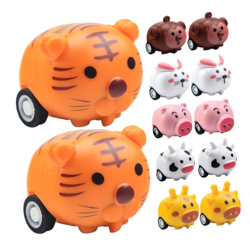 HOOTNEE 12 Stück Teiliges Mini Rückziehautos mit Süßen Tiermotiven Pull Back für Partygeschenk für Vorschulkinder und Kleinkinder Fördert Interaktives und Motorische Fähigkeiten HOOTNEE 12 Stück Teiliges Mini Rückziehautos mit Süßen Tiermotiven Pull Back für Partygeschenk für Vorschulkinder und Kleinkinder Fördert Interaktives und Motorische Fähigkeiten von HOOTNEE