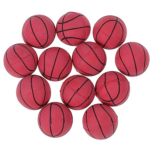 HOOTNEE 12st Mini-Basketball Basketbälle Radiergummi Ostern Squeeze Waboba Moon Ball Basketball Bouncy Sport Bounce Ball Waboba Wasserball Spielzeuge Kind Hüpfender Ball Elastisch Plastik von HOOTNEE