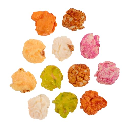HOOTNEE Realistisches PVC-Popcorn – 12 Stück Zur Herstellung Von Ohrringen Partygeschenken Und Dekorativen Displays von HOOTNEE