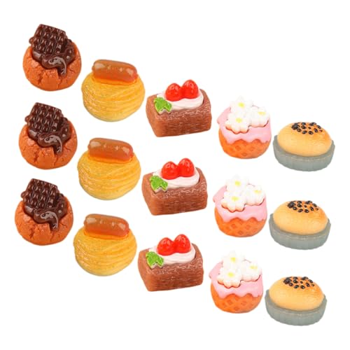 HOOTNEE 15 Stück Mini Kuchen, Mini Dessert, Mini Kuchenmodell, Fake Kuchenmodell, Miniatur Tortenkuchen, Essensrequisite, Dekorativer Mini Kuchen, Kunstharz, Fake Food Ornament, Mini, HOOTNEE 15 Stück Mini Kuchen, Mini Dessert, Mini Kuchenmodell, Fake Kuchenmodell, Miniatur Tortenkuchen, Essensrequisite, Dekorativer Mini Kuchen, Kunstharz, Fake Food Ornament, Mini, von HOOTNEE