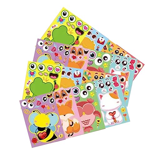 HOOTNEE 16 Bögen Mit Partygeschenken Zum Valentinstag, Aufkleber Für Kinder, Partygeschenke Für Kinder, Aufkleber Für Kinderbelohnungen Zum Valentinstag, Geschenktütenfüller Für HOOTNEE 16 Bögen Mit Partygeschenken Zum Valentinstag, Aufkleber Für Kinder, Partygeschenke Für Kinder, Aufkleber Für Kinderbelohnungen Zum Valentinstag, Geschenktütenfüller Für von HOOTNEE