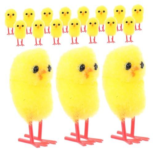 HOOTNEE 18 Stück Osterküken Ornamente, Kleines Huhn, Ostern, Mini Hühnchen, Plüsch Dekorationen, Hühnerspielzeug, Plüsch, Realistische Küken, Plüsch Kükenspielzeug, Realistisches Plüsch HOOTNEE 18 Stück Osterküken Ornamente, Kleines Huhn, Ostern, Mini Hühnchen, Plüsch Dekorationen, Hühnerspielzeug, Plüsch, Realistische Küken, Plüsch Kükenspielzeug, Realistisches Plüsch von HOOTNEE