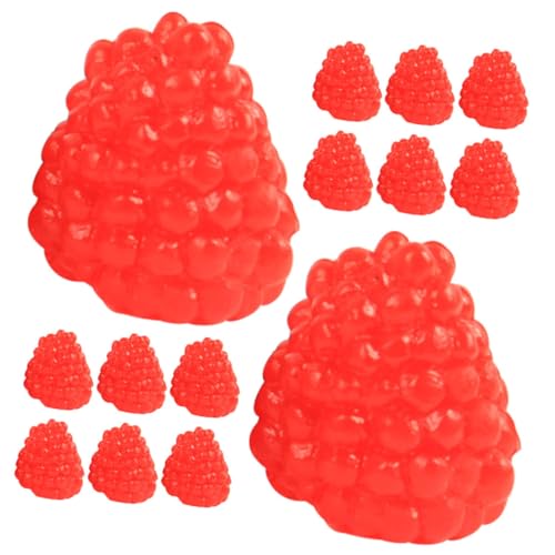 HOOTNEE 18 Stück Simulierte Erdbeermodelle, Obstmodelle, Dekorative Künstliche Früchte, Simulationsfrüchte, Gefälschte Himbeeren, Simulierte Früchte, Künstliche Obstdekoration, HOOTNEE 18 Stück Simulierte Erdbeermodelle, Obstmodelle, Dekorative Künstliche Früchte, Simulationsfrüchte, Gefälschte Himbeeren, Simulierte Früchte, Künstliche Obstdekoration, von HOOTNEE
