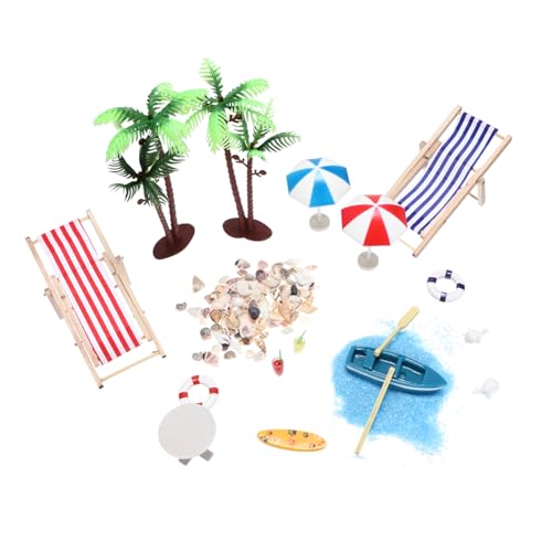 HOOTNEE 18Stücke Mini Strand Szene Deko Set Teiliges Kreatives Harz Ornament mit Bunten Muscheln für Puppenhaus und Sommerdeko DIY Landschaften HOOTNEE 18Stücke Mini Strand Szene Deko Set Teiliges Kreatives Harz Ornament mit Bunten Muscheln für Puppenhaus und Sommerdeko DIY Landschaften von HOOTNEE