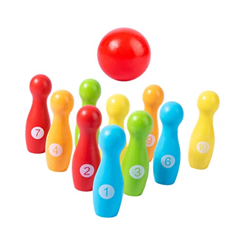 HOOTNEE 1Satz Bowling Indoor Eltern Junge Mädchen Sportspielzeug für Kreative Freizeitgestaltung Fördert Hand Augen Koordination und Mathematische Fähigkeiten für Geburtstagsfeiern HOOTNEE 1Satz Bowling Indoor Eltern Junge Mädchen Sportspielzeug für Kreative Freizeitgestaltung Fördert Hand Augen Koordination und Mathematische Fähigkeiten für Geburtstagsfeiern von HOOTNEE