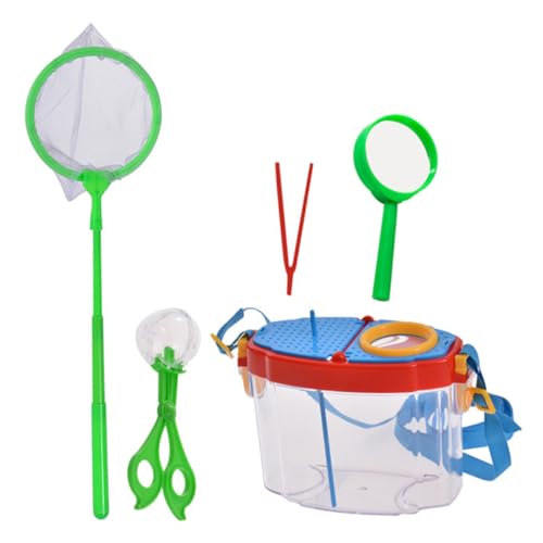 HOOTNEE Insektenbeobachtungsbox für Kinder Outdoor Spielzeug Satz mit Lupe Schmetterlingsnetz und Fangset für Naturerkundung für Junge HOOTNEE Insektenbeobachtungsbox für Kinder Outdoor Spielzeug Satz mit Lupe Schmetterlingsnetz und Fangset für Naturerkundung für Junge von HOOTNEE