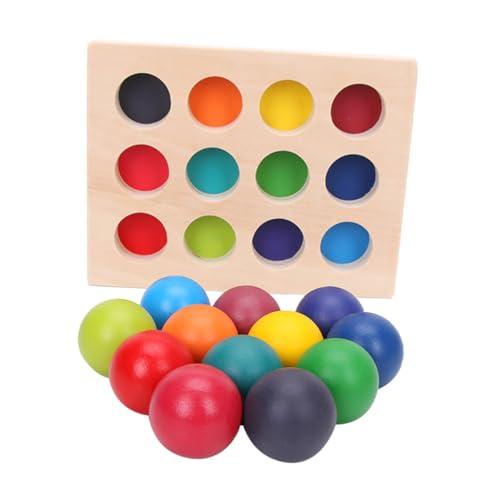 HOOTNEE 1Satz Holzspielzeug Farben Regenbogen Sortierblöcke für Pädagogisches zur Farberkennung und Formenlernen für Frühkindliche Entwicklung und Kreative Spiele HOOTNEE 1Satz Holzspielzeug Farben Regenbogen Sortierblöcke für Pädagogisches zur Farberkennung und Formenlernen für Frühkindliche Entwicklung und Kreative Spiele von HOOTNEE