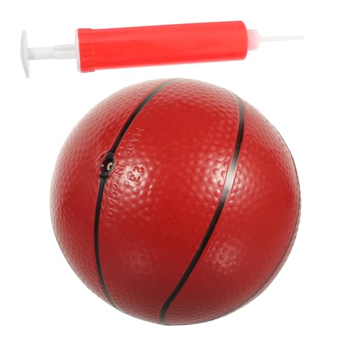 HOOTNEE 1Satz Mini Basketballspielzeug mit Inflationspumpe Basketball Pumpe für Strand oder Pool für Fördert Motorische Fähigkeiten und Koordination Spaß von HOOTNEE