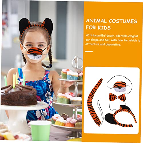 HOOTNEE 1Satz Tiger Cosplay Set für Teiliges Kostüm mit Stirnband und Fliege für Geburtstagsfeiern und Cosplay Events Niedliche Tiger Accessoires für Unvergessliche HOOTNEE 1Satz Tiger Cosplay Set für Teiliges Kostüm mit Stirnband und Fliege für Geburtstagsfeiern und Cosplay Events Niedliche Tiger Accessoires für Unvergessliche von HOOTNEE
