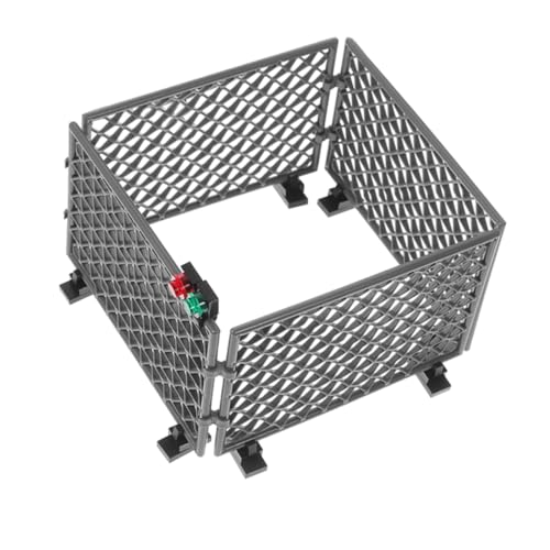 HOOTNEE 1Satz Zaun Bausteine für DIY Modelle Interaktives Robustes Zaun Zubehör für Miniaturaufbauten Schützt Figuren und Fördert Kreativität HOOTNEE 1Satz Zaun Bausteine für DIY Modelle Interaktives Robustes Zaun Zubehör für Miniaturaufbauten Schützt Figuren und Fördert Kreativität von HOOTNEE
