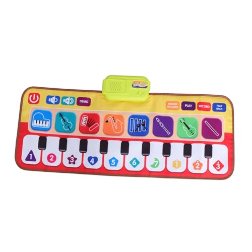 HOOTNEE 1stück Elektronische Klaviermatte Für Mädchen Musikalische Tanzmatte Mit Verschiedenen Spielmodi Für Kreative Lernspiele Und Musikalische Entwicklung Von Jungen Und Mädchen von HOOTNEE