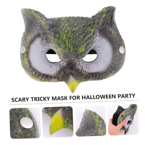 HOOTNEE 1stk Eulenmaske Neuheit Halloween-kostüm Halloween Gruselig Tiara Halloween Schreckliche Maske Gruselige Tiermaske Geistermaske Partyzubehör Ball Karneval Maske Kleider Kleidung Pu von HOOTNEE