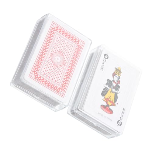 HOOTNEE Kleine Spielkarten Aus Kunststoff Und Papier Miniatur-kartenspiel Für Puppenhaus-Dekoration Reise-Set Mit Kartenbox HOOTNEE Kleine Spielkarten Aus Kunststoff Und Papier Miniatur-kartenspiel Für Puppenhaus-Dekoration Reise-Set Mit Kartenbox von HOOTNEE