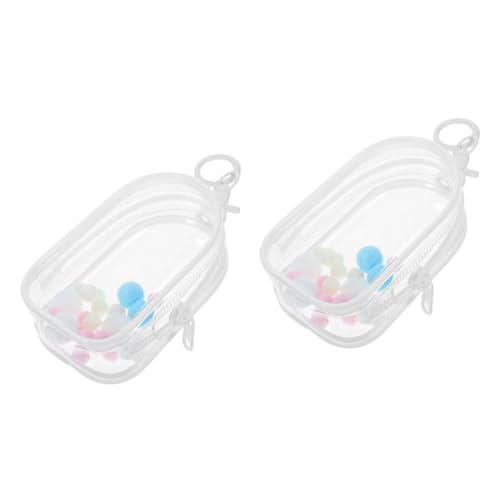 HOOTNEE 2 Sätze Transparentes Puppen Display Täschchen mit Aufhängung Aufbewahrungstasche für Kleine Figuren und Stabil für Reisen und Präsentationen von Puppen HOOTNEE 2 Sätze Transparentes Puppen Display Täschchen mit Aufhängung Aufbewahrungstasche für Kleine Figuren und Stabil für Reisen und Präsentationen von Puppen von HOOTNEE