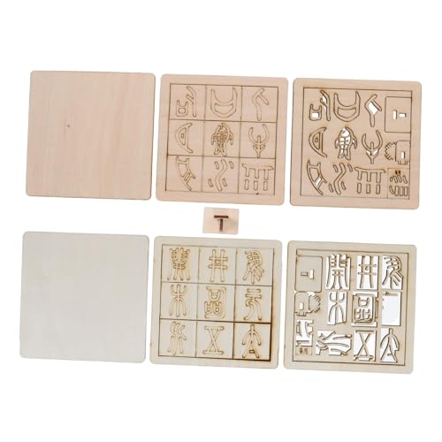 HOOTNEE 2 Satz Typografie Kinderdruckspiel Drucken von Puzzlewerkzeug Lernspielzeug für Kleine Siegelskript Bildung Altes chinesisches Charakterspielzeug hölzern Beige HOOTNEE 2 Satz Typografie Kinderdruckspiel Drucken von Puzzlewerkzeug Lernspielzeug für Kleine Siegelskript Bildung Altes chinesisches Charakterspielzeug hölzern Beige von HOOTNEE