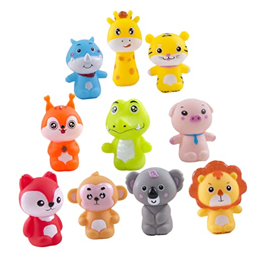 HOOTNEE 2 Sets Fingerpuppe Tierfiguren Fingerspielzeug Kinderform Fingerpuppen Tierhand Fingerpuppe Hände Fingerpuppen Kleinkind Fingerpuppen Tierfingerpuppen Kinder Fingerspielzeug von HOOTNEE