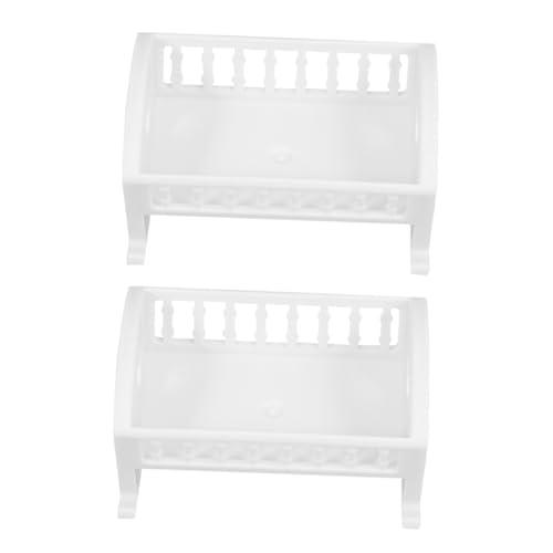 HOOTNEE 2 Stück Babypuppenbett, Puppenhaus, Möbel, Spielzeug, Kunststoff, Puppenbett, Niedlich, Glänzend, Lebendig, Puppenhaus, Miniatur-Schlafzimmer, Kinderbett Für Puppenhaus-Dekoration HOOTNEE 2 Stück Babypuppenbett, Puppenhaus, Möbel, Spielzeug, Kunststoff, Puppenbett, Niedlich, Glänzend, Lebendig, Puppenhaus, Miniatur-Schlafzimmer, Kinderbett Für Puppenhaus-Dekoration von HOOTNEE