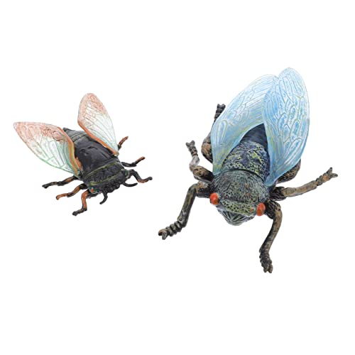 HOOTNEE 2 Stück Cicada Modell für Lernspielzeug zur Simulation Dekoration für Partys und Sammlungen aus Sicherem Gefertigt für Kreative Projekte und Sommeraktivitäten HOOTNEE 2 Stück Cicada Modell für Lernspielzeug zur Simulation Dekoration für Partys und Sammlungen aus Sicherem Gefertigt für Kreative Projekte und Sommeraktivitäten von HOOTNEE