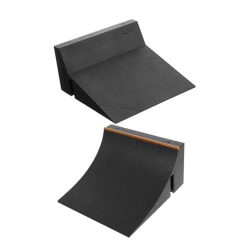 HOOTNEE 2 Stück Finger Skateboard Rampen Zubehör Robuste Hindernisse für Geschicklichkeitstraining und Spielspaß und Finger Scooter Fans HOOTNEE 2 Stück Finger Skateboard Rampen Zubehör Robuste Hindernisse für Geschicklichkeitstraining und Spielspaß und Finger Scooter Fans von HOOTNEE