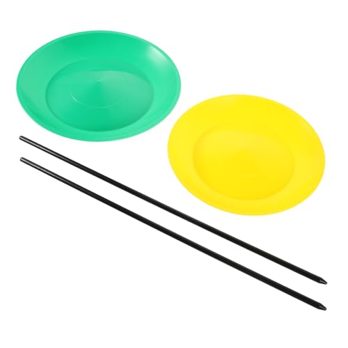 HOOTNEE 2 Stück Jonglierteller mit Stäben Drehplatten für Jonglier für Zirkusaufführungen und Partyunterhaltung Perfektes Set für Anfänger und Geschicklichkeitstraining HOOTNEE 2 Stück Jonglierteller mit Stäben Drehplatten für Jonglier für Zirkusaufführungen und Partyunterhaltung Perfektes Set für Anfänger und Geschicklichkeitstraining von HOOTNEE