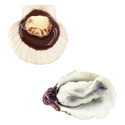 HOOTNEE 2stücke Realistische Frisch-Oyster Modelle Aus Vivid Plastik Muscheln Spielzeug Für Fotografie Und Dekoration Für Schaufenster Und Spielzeug HOOTNEE 2stücke Realistische Frisch-Oyster Modelle Aus Vivid Plastik Muscheln Spielzeug Für Fotografie Und Dekoration Für Schaufenster Und Spielzeug von HOOTNEE