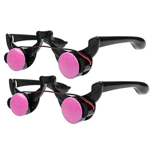 HOOTNEE 2 Stück LED Brillen Requisiten, Halloween Zubehör, Lustige Brillen, Neuartige Halloween Brille, Lustige Brille, Lustige Party Brille, Neuartige Clown Brille, Leuchtende Brille, von HOOTNEE