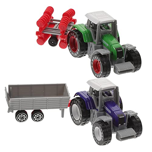 HOOTNEE 2 Stück Landwirtschaftsfahrzeug Modellspielzeug, Kinderauto, Spielzeug LKW, Kleines Traktorspielzeug, Plastik LKW Spielzeug, Kindertraktor, Kleinkind Traktorspielzeug, Traktoren, HOOTNEE 2 Stück Landwirtschaftsfahrzeug Modellspielzeug, Kinderauto, Spielzeug LKW, Kleines Traktorspielzeug, Plastik LKW Spielzeug, Kindertraktor, Kleinkind Traktorspielzeug, Traktoren, von HOOTNEE