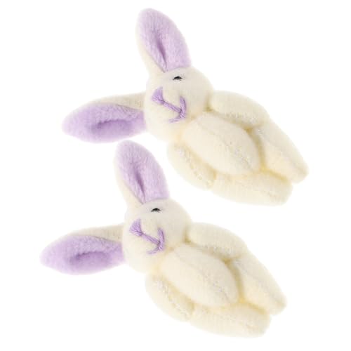 HOOTNEE 2 Stück Mini Plüschhase mit Gelenken Niedliches Stofftier für Geburtstagskuchen Dekorationen Ostern Hochzeitsfeiern HOOTNEE 2 Stück Mini Plüschhase mit Gelenken Niedliches Stofftier für Geburtstagskuchen Dekorationen Ostern Hochzeitsfeiern von HOOTNEE