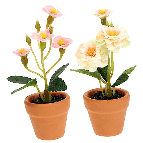HOOTNEE 2 Stück Miniatur Gartenzubehör, Künstliche Zimmerpflanzen, Miniatur Garten Bonsai Dekoration, Miniatur Blumentopf, Simuliert Kleine Bonsai Mit Grünpflanzen, Künstliche HOOTNEE 2 Stück Miniatur Gartenzubehör, Künstliche Zimmerpflanzen, Miniatur Garten Bonsai Dekoration, Miniatur Blumentopf, Simuliert Kleine Bonsai Mit Grünpflanzen, Künstliche von HOOTNEE