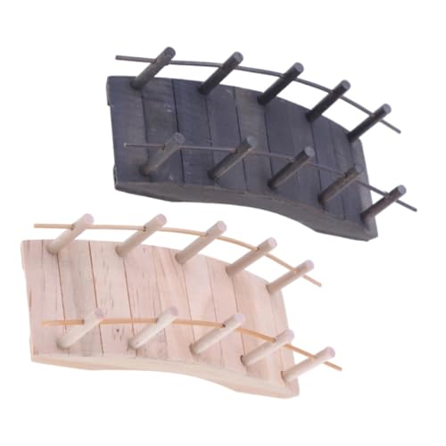 HOOTNEE 2stücke Miniatur Bogenbrücke Vintage Gartenaccessoires Für Puppenhäuser Und Feengärten Kreative Für Kleine Outdoor-szenen HOOTNEE 2stücke Miniatur Bogenbrücke Vintage Gartenaccessoires Für Puppenhäuser Und Feengärten Kreative Für Kleine Outdoor-szenen von HOOTNEE