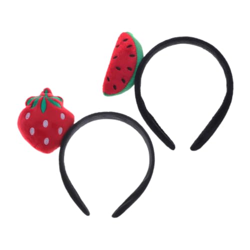 HOOTNEE 2 Stück Niedliches Teiliges Obst Haarband mit Wassermelonen und Erdbeer Motiven Lustiges Vielseitiges Party Accessoire für Frauen und Mädchen Geeignet für Festivals Karneval und HOOTNEE 2 Stück Niedliches Teiliges Obst Haarband mit Wassermelonen und Erdbeer Motiven Lustiges Vielseitiges Party Accessoire für Frauen und Mädchen Geeignet für Festivals Karneval und von HOOTNEE