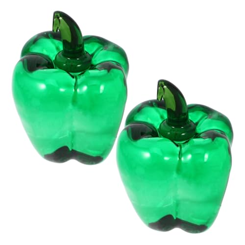 HOOTNEE 2 Stück Paprika Figurine Dekorative Chili Ornament Tischdekoration Gemüse Ornament für Büro Zuhause Auto Kompakt und Vielseitig Einsetzbar HOOTNEE 2 Stück Paprika Figurine Dekorative Chili Ornament Tischdekoration Gemüse Ornament für Büro Zuhause Auto Kompakt und Vielseitig Einsetzbar von HOOTNEE