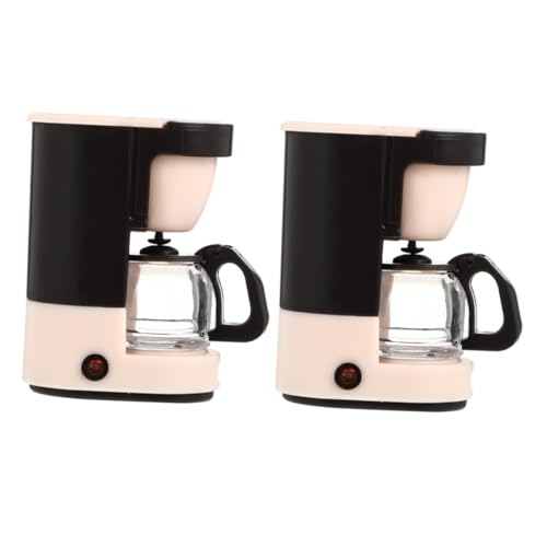 HOOTNEE 2 Stück Puppenhaus Modell Mini Kaffeemaschine Miniatur Kaffeemaschine Modell Kaffeemaschinen Mini Kaffeemaschine Puppenhaus Zubehör Mini Kaffeemaschine HOOTNEE 2 Stück Puppenhaus Modell Mini Kaffeemaschine Miniatur Kaffeemaschine Modell Kaffeemaschinen Mini Kaffeemaschine Puppenhaus Zubehör Mini Kaffeemaschine von HOOTNEE