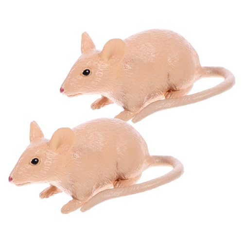 HOOTNEE 2 Stück Realistische Dekorative Party Mäuse Lifelike Modell für Lernspielzeug für Tiere für Halloween und Feiern HOOTNEE 2 Stück Realistische Dekorative Party Mäuse Lifelike Modell für Lernspielzeug für Tiere für Halloween und Feiern von HOOTNEE