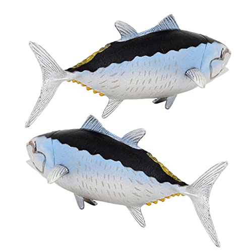 HOOTNEE 2 Stück Realistische Fischfiguren für Dekorative Meerestier Modelle für Bildungszwecke und Partys Sicheres Design mit Abgerundeten Kanten und Glatter Oberfläche HOOTNEE 2 Stück Realistische Fischfiguren für Dekorative Meerestier Modelle für Bildungszwecke und Partys Sicheres Design mit Abgerundeten Kanten und Glatter Oberfläche von HOOTNEE