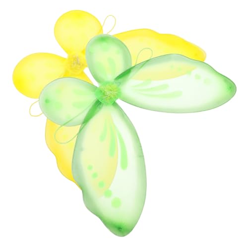 HOOTNEE 2 Stück Schmetterlingsflügel für Cosplay Flügel für Kostüm Ausstattung für Karneval Partys und Bühnenaufführungen Je HOOTNEE 2 Stück Schmetterlingsflügel für Cosplay Flügel für Kostüm Ausstattung für Karneval Partys und Bühnenaufführungen Je von HOOTNEE
