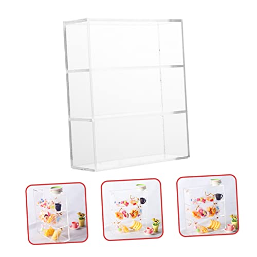 HOOTNEE 2 Stück Teiliges Miniatur Kuchen Vitrinen Realistische Puppenhaus Möbel Transparente Miniatur Regale Dekorativ für Spielzimmer und Schreibtisch Dekoration HOOTNEE 2 Stück Teiliges Miniatur Kuchen Vitrinen Realistische Puppenhaus Möbel Transparente Miniatur Regale Dekorativ für Spielzimmer und Schreibtisch Dekoration von HOOTNEE