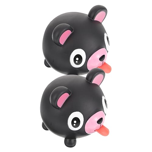 HOOTNEE 2 Stück Tierspielzeug Mit Stimme, Kneifspielzeug, Neuheit, Relief Quetschspielzeug, Cartoon Quetschspielzeug, Tier Quetschspielzeug, Quetschspielzeug, Tier Drucklösespielzeug, von HOOTNEE